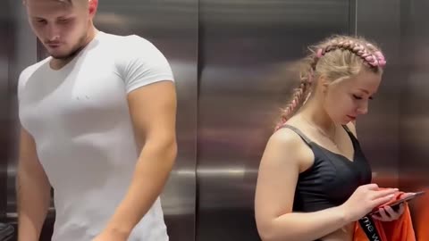 Elevator prank 🤣