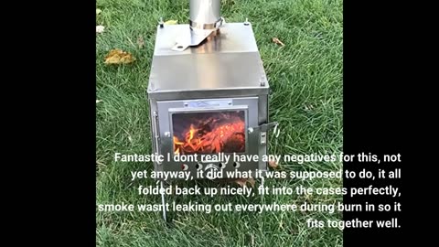 DANCHEL OUTDOOR T6/TSG 100% Titanium Ultralight Wood #Stove-Overview
