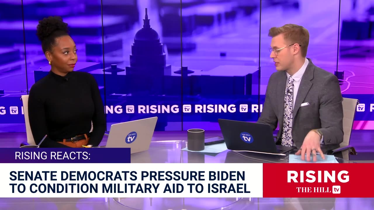 Dems TURNING ON BIDEN? 20 Senators WantIsrael Aid CONDITIONED On Sparing Civilians: Rising Reacts