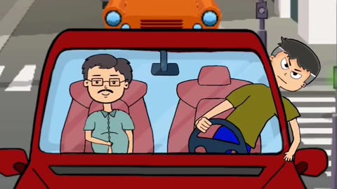 Driving with father be like..
