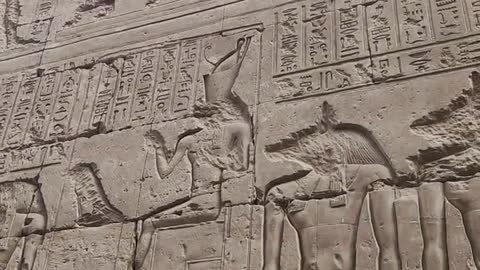 Mysterious Hieroglyphs in Egypt