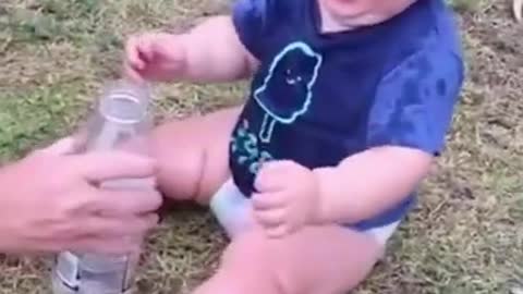 Funny Baby Videos playing # Short