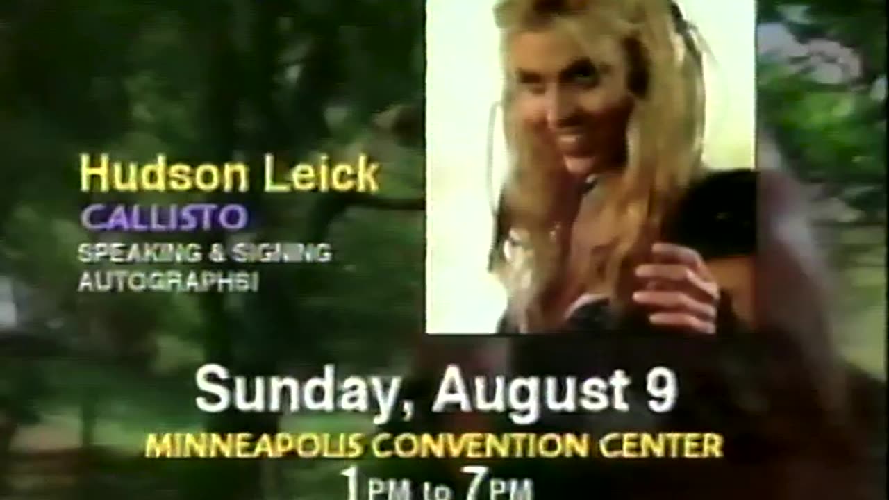 August 3, 1998 - Hercules & Xena Convention in Twin Cities