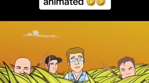Theo Von & Rogan animated.