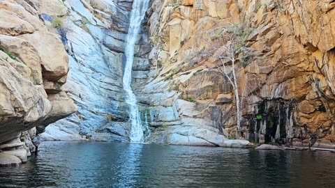 Just Hanging Out At A Waterfall