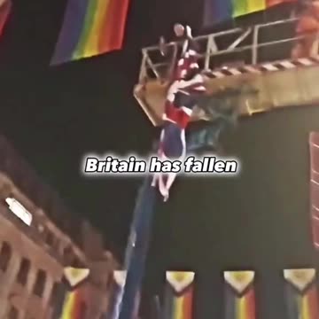 UK Union Flag Dropped to the Roads of London and Replaced with this Monstrosity