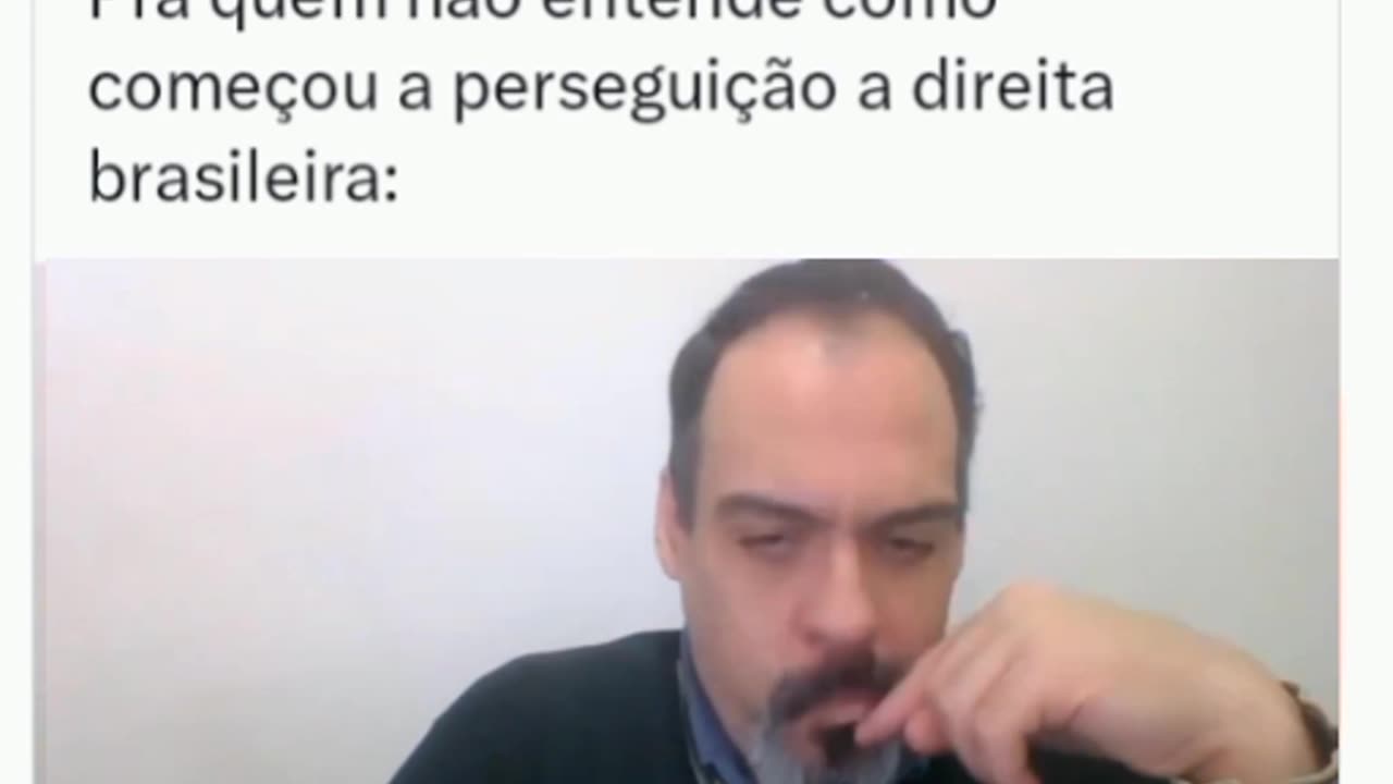 Pra quem não entende como começou a perseguição a direita brasileira.