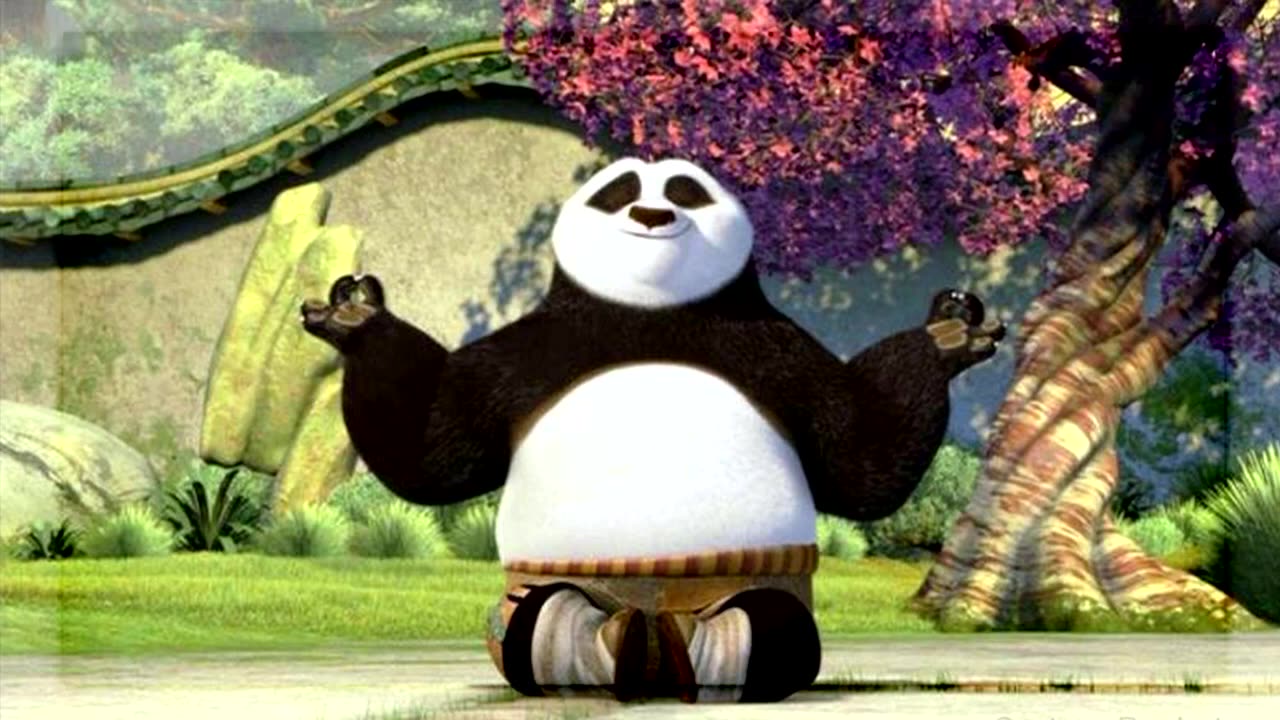 1 Hour - Meditate with The Dragon Warrior - Po Kung Fu Panda