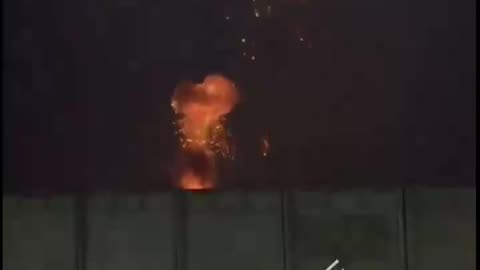 Ukrainians attempt to shoot down a Geren drone with small arms
