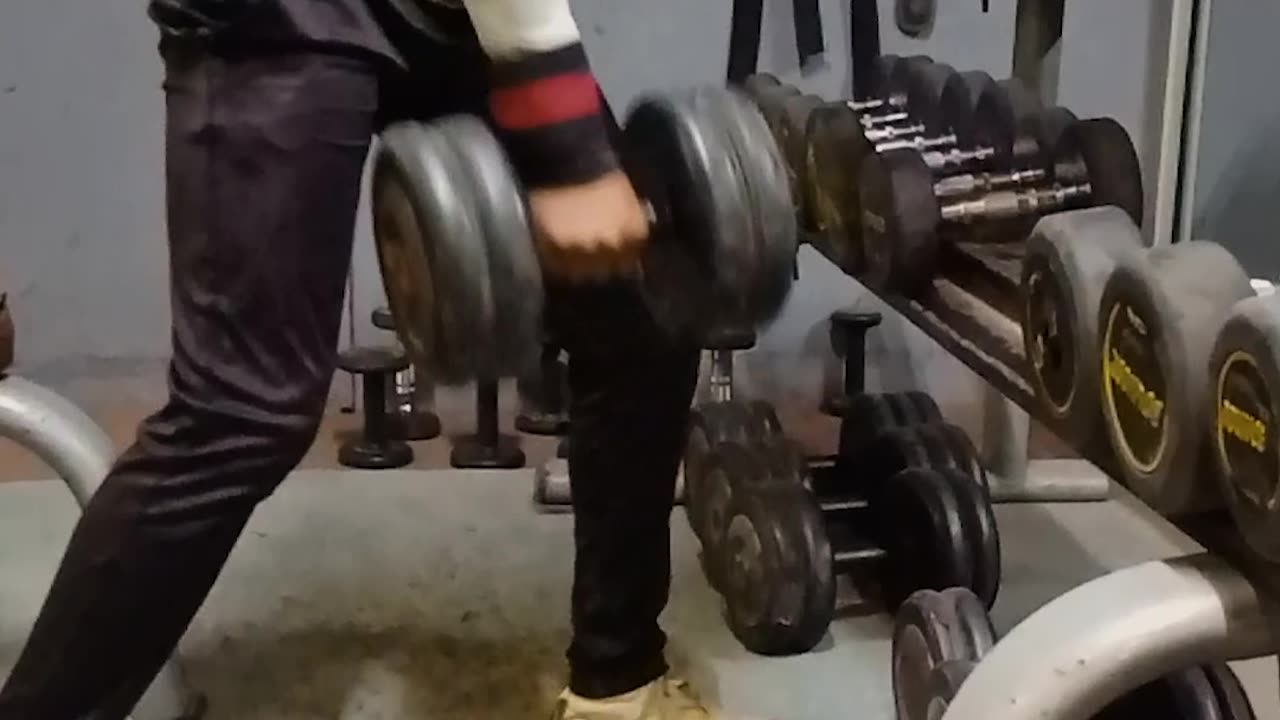 Single hand Dumbbell row | 25kgs