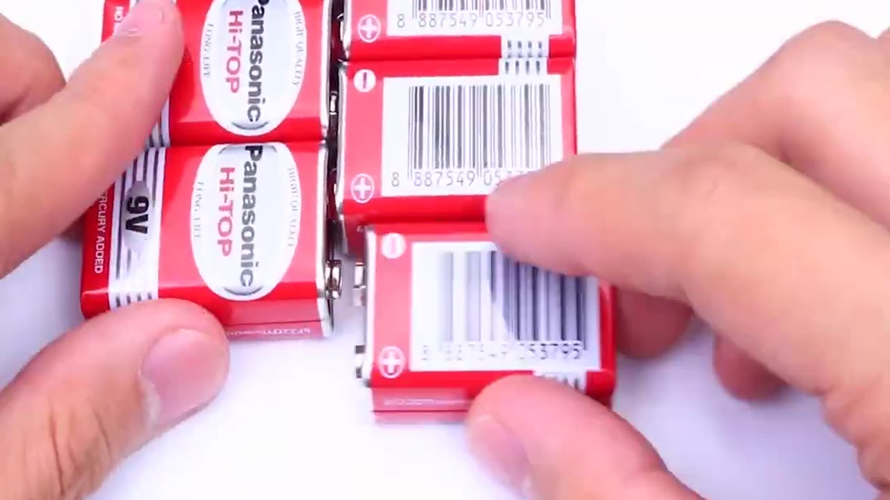 MAKE 220 VOLT WITH 9 VOLT BATTERIES