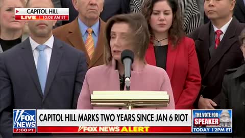 Pelosi Says "Emotional Scars Are Still Raw" from Jan. 6 Incident She Helped Cause