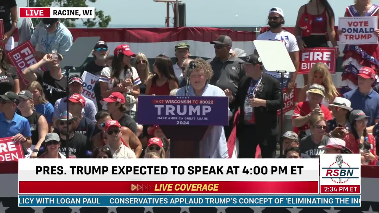 Trump Rally in Racine, Wisconsin - June 18, 2024