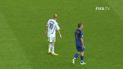 Zinedine Zidane’s headbutt on Marco Materazzi | Germany 2006 | FIFA World Cup