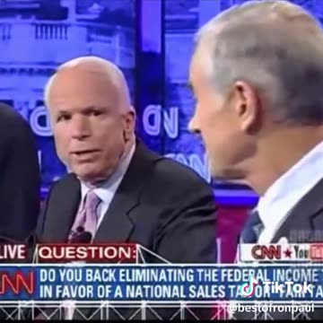 When Ron Paul handled no name.