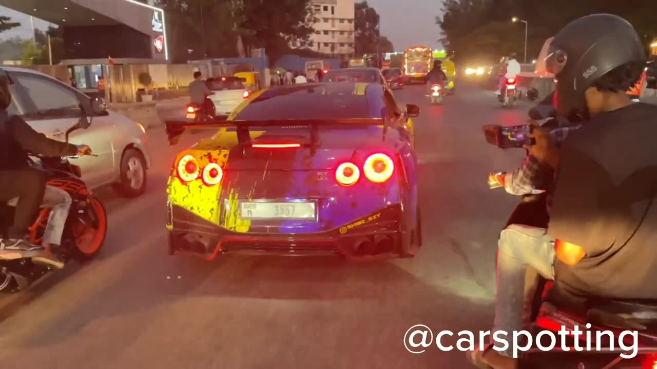 Nissan GTR Craziness Overloaded 😨