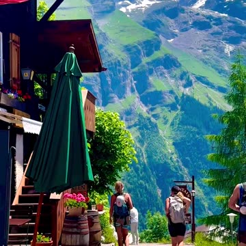 Exploring a small village in Switzerland! Gimmewald