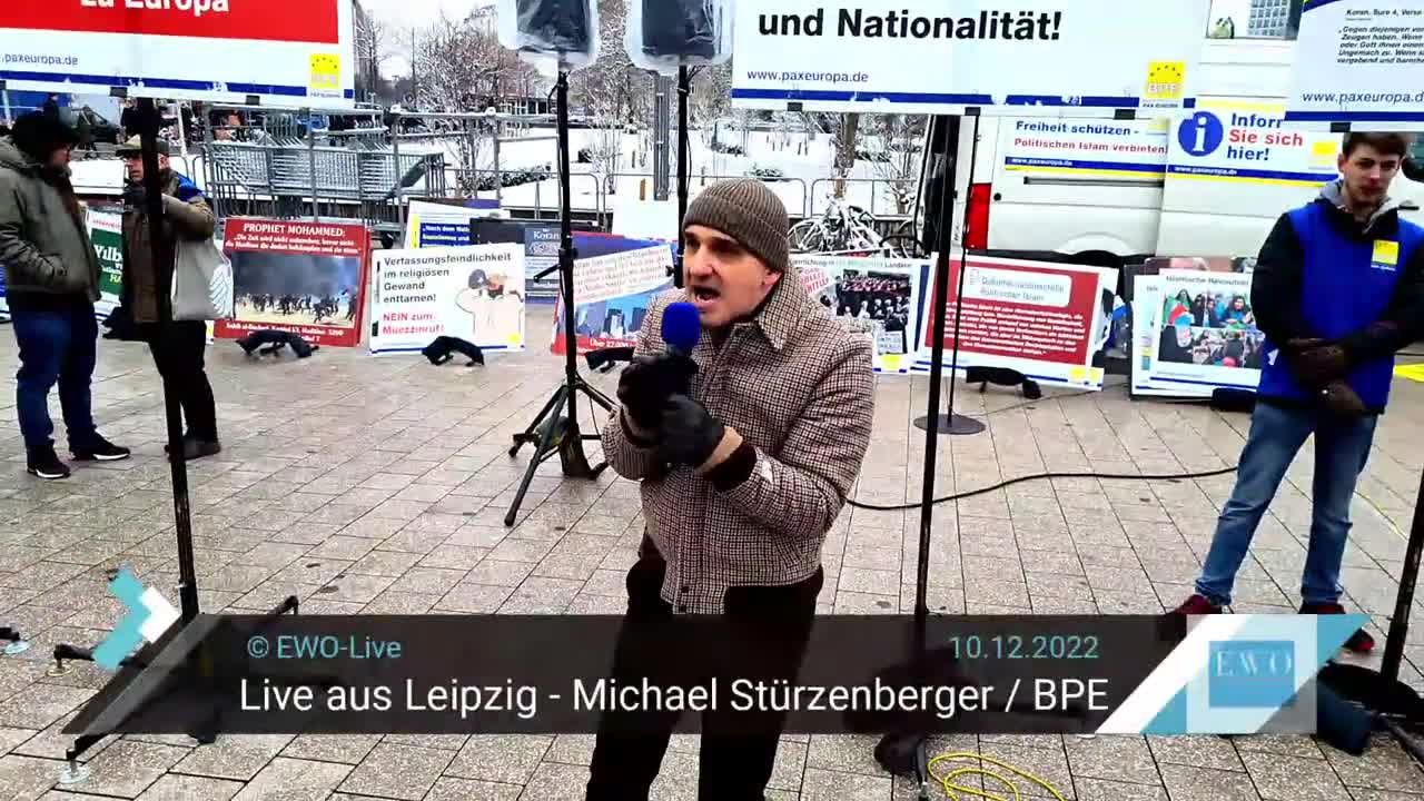 Live aus Leipzig 3.0 - Michael Stürzenberger BPE (13-18 Uhr)