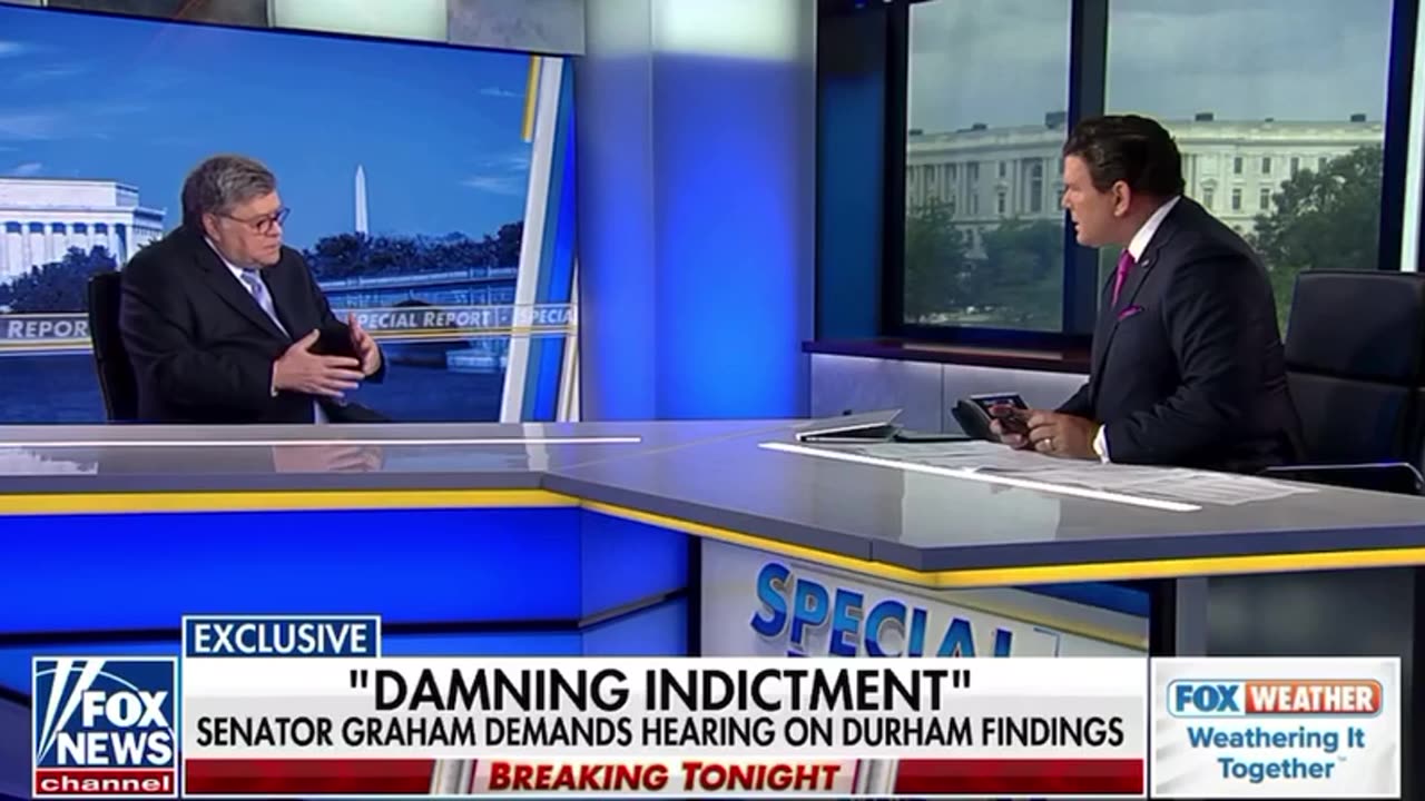 Bill Barr on Durham Report - Part 1