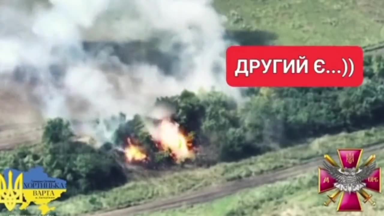 Ukrainian Counter- Battery Artillery Takes Out Russian Firing Position