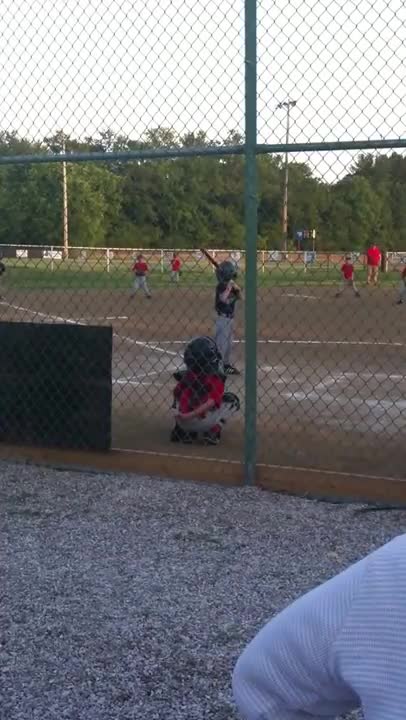 2012; Landon catching for his baseball team. May 15, 2012