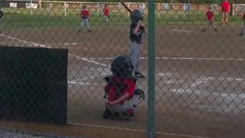 2012; Landon catching for his baseball team. May 15, 2012