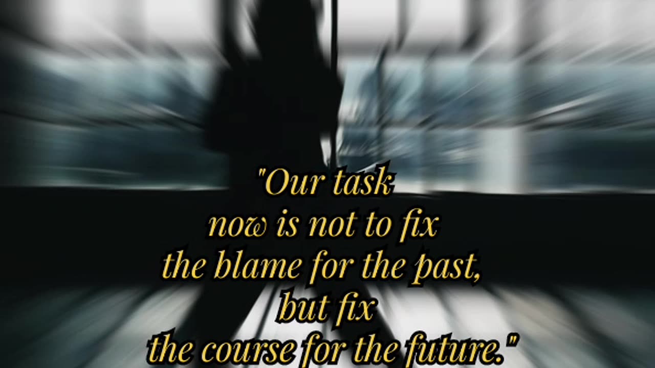 "Focus on future, not on past mistakes"