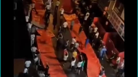 People in the China fight back!