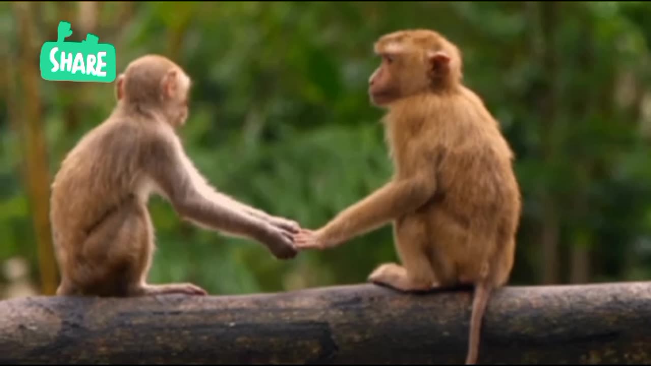 Funniest Monkey - cute and funny monkey videos (Copyright Free) Full HD