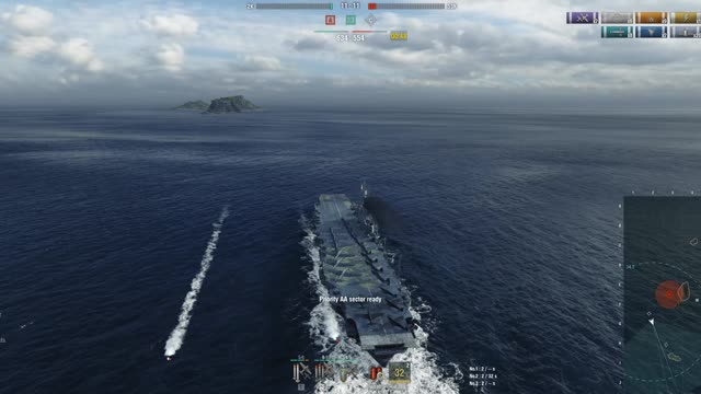 World of Warships: CV Torp Dodge For The Win!