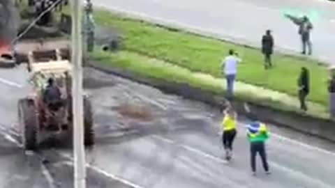 Truckers and other protesters blocked highways in support of President Jair Bolsonaro