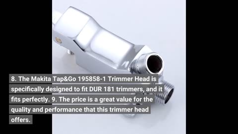 Käuferbewertungen : Makita 1-Fadenkopf Tap&Go 1,6mm 195858-1 Silber
