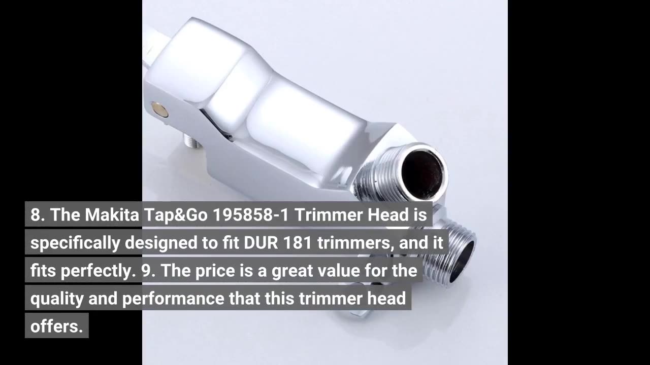Käuferbewertungen : Makita 1-Fadenkopf Tap&Go 1,6mm 195858-1 Silber