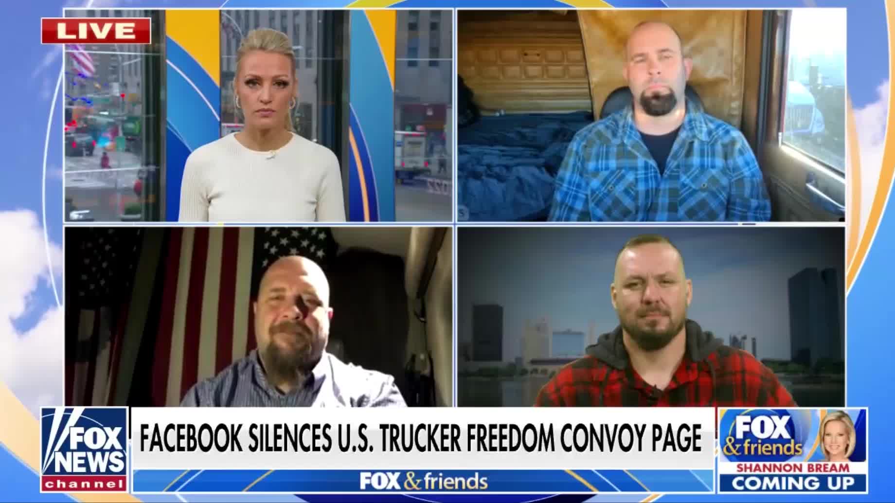 US Truckers Slam Facebook for Removing DC Freedom Convoy - 'Censorship at its Finest'