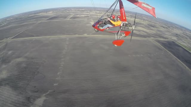 Out for a flight in a Ultralight trike