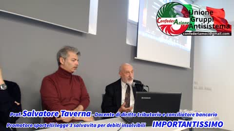 Salvatore Taverna - Prof. e Docente di diritto tributario Convegno 6 Novembre 2022 CONFEDERAZIONE