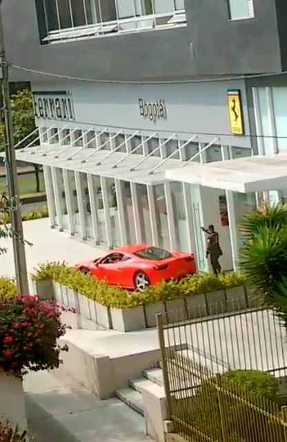 Tough Time Parking A Ferrari