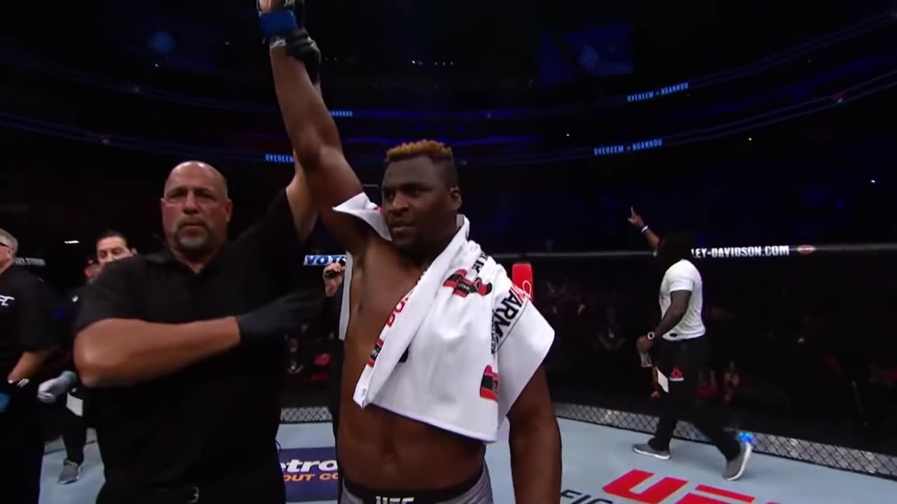 Ngannou vs Overeem - Full Fight