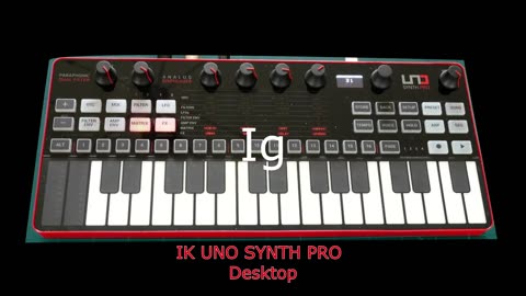 IK Multomedia UNO PRO desktop Onboard Demo(No Talking)