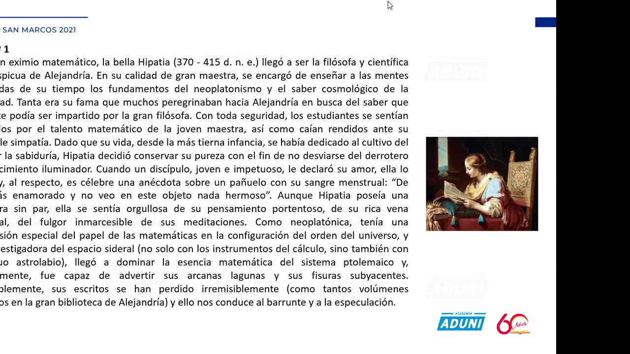 SEMESTRAL ADUNI 2021 | Semana 15 | Lenguaje | RV | Literatura S1