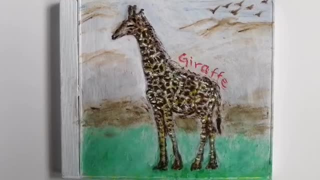 Giraffe, dreaming of sunnier times