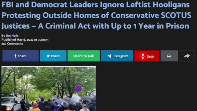 DOJ & FBI Ignore Crimes Against SCOTUS