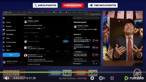 Nick Fuentes- your body, MY CHOICE!