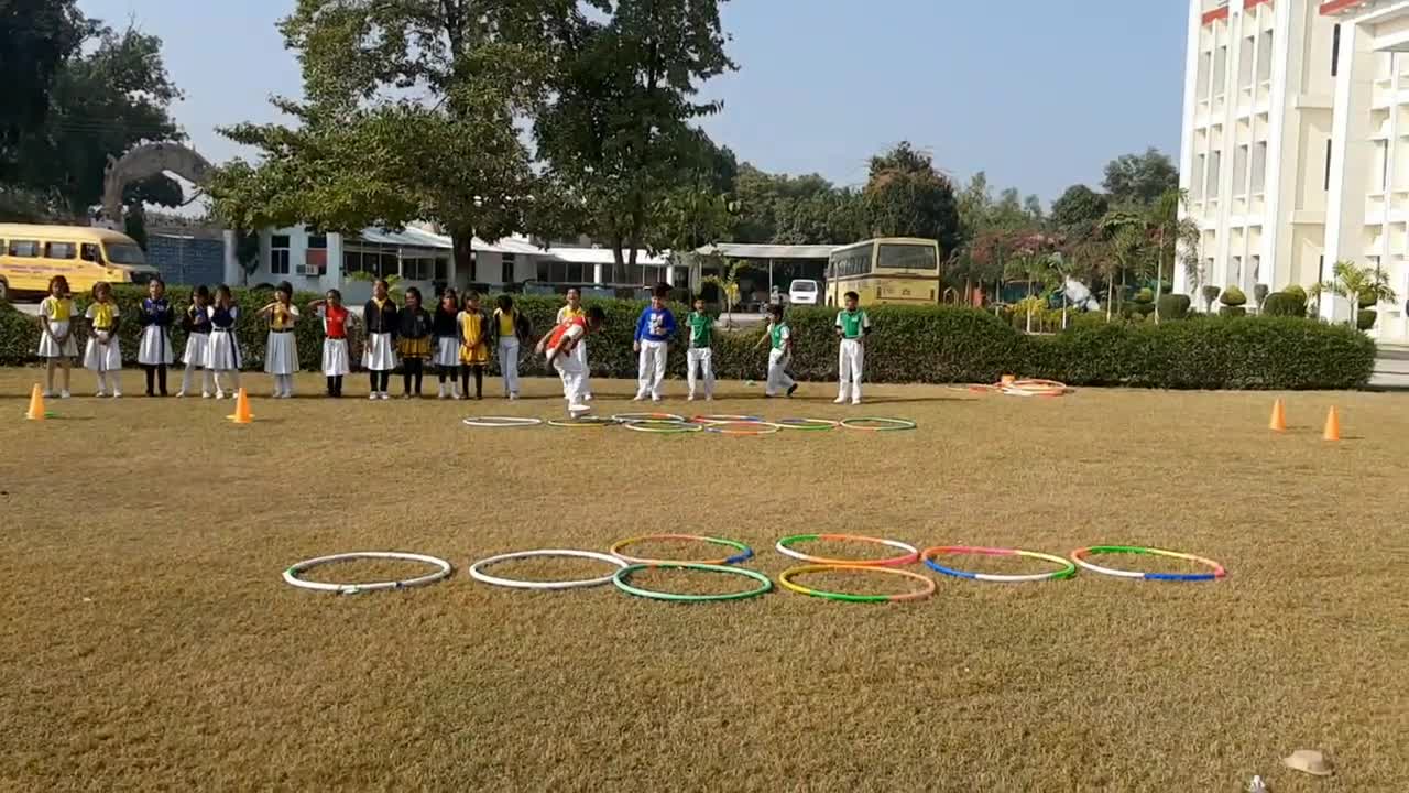 hula hoop games ! physical Education !