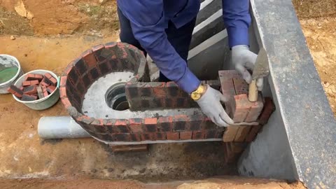 Build mini hydropower on a stream with a powerful unit