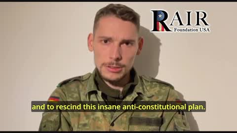 Germany: Sergeant Major Andreas Oberauer Was Arrested For Making This Video