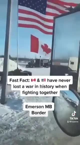 Fuck around with Canada. Find out. Emerson border blocked.