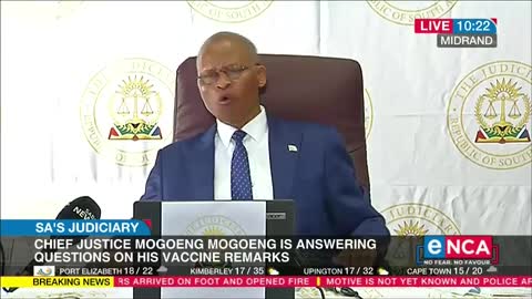 MUST LISTEN : Chief Justice Mogoeng Mogoeng of the Supreme Court of South Africa