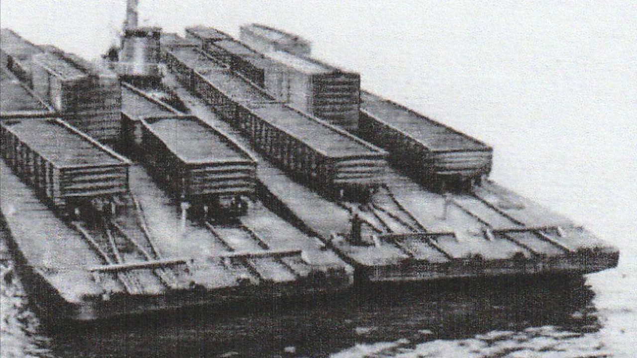 RR Coal Train Barge-Loading Cranes - Mini 2 4K-30
