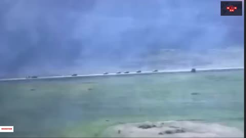 Moment Ukrainian military equipment enter Russian territory- War spills on to Russia